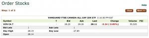 ETF / Stock quote