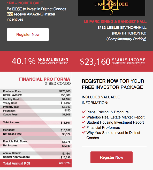 Amazing Condo Investment Returns