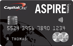 Capital One Aspire Travel World Elite MasterCard