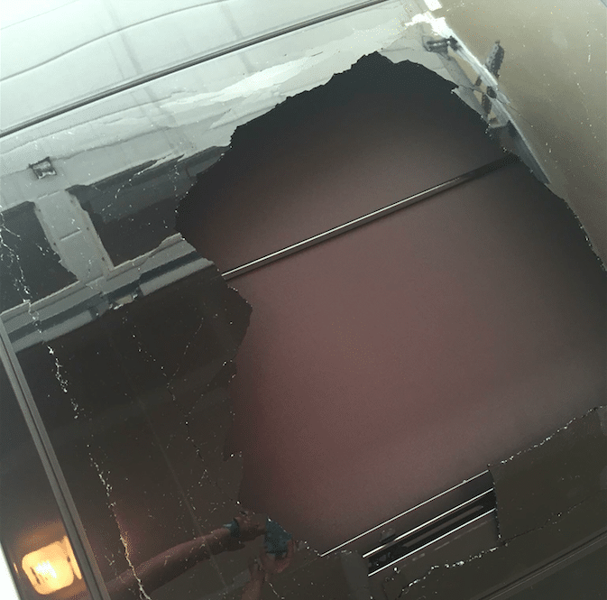 Hyundai Exploding Sunroof