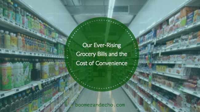 Our Ever-Rising Grocery Bills and the Cost of Convenience