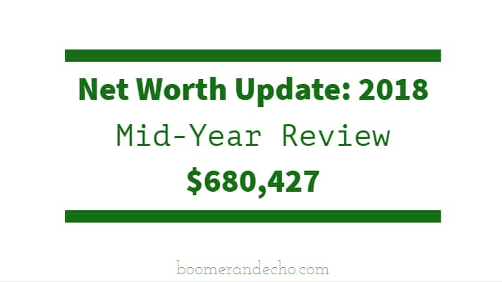 Net Worth Update 2018 Mid-Year Review