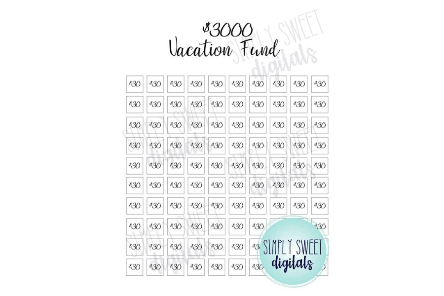 Vacation Savings Tracker