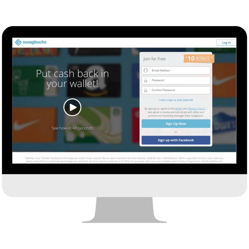 Swagbucks sign in