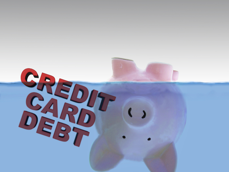 Piggy bank under water